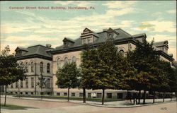 Cameron Street School Building Harrisburg, PA Postcard Postcard