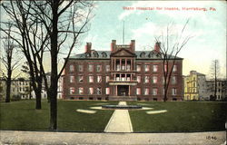 State Hospital for the Insane Harrisburg, PA Postcard Postcard