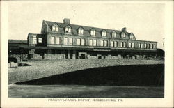 Large Pennsylvania Depot Harrisburg, PA Postcard Postcard