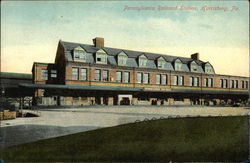 Pennsylvania Railroad Station Harrisburg, PA Postcard Postcard