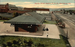 Maclay Street Station P. R. R Postcard