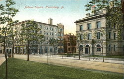 Federal Square Harrisburg, PA Postcard Postcard