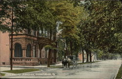 Street View of Governor's Mansion Harrisburg, PA Postcard Postcard