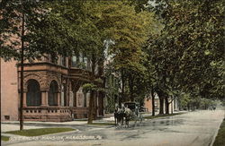 Street View of Governor's Mansion Harrisburg, PA Postcard Postcard