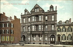 Street View of Executive Mansion Harrisburg, PA Postcard Postcard