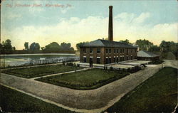 City Filtration Plant Postcard