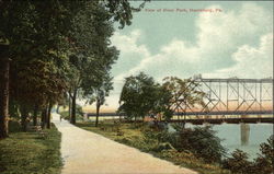 View of River Park Harrisburg, PA Postcard Postcard