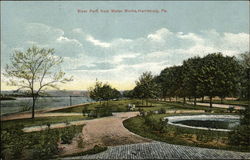 River Park from Water Works Harrisburg, PA Postcard Postcard