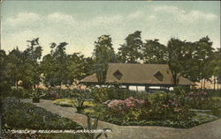 Garden in Reservoir Park Postcard