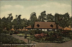 Garden in Reservoir Park Postcard