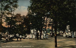 Play Ground, Reservoir Park Harrisburg, PA Postcard Postcard