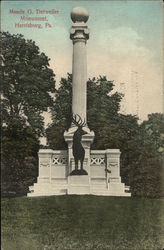 Meade G. Detweiler Monument Harrisburg, PA Postcard Postcard