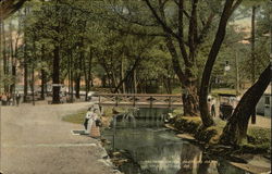 Paxtang Creek, Paxtang Park Harrisburg, PA Postcard Postcard