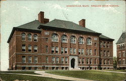 English High School Postcard