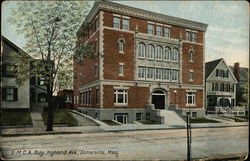 YMCA Building on Highland Avenue Postcard