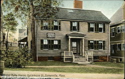 Old Tufts House, Sycamore St Postcard