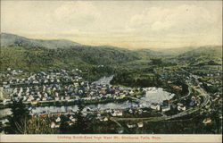 Looking Southeast from West Mt Postcard