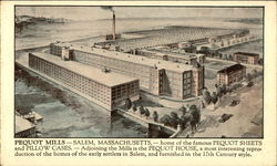 Pequot Mills Salem, MA Postcard Postcard