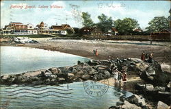 Bathing Beach, Salem Willows Postcard