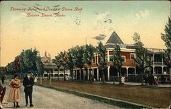 Parkway Hotel and Condit's Dance Hall Revere Beach, MA Postcard Postcard