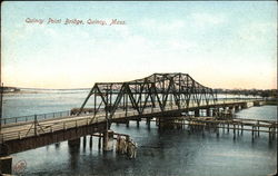 Quincy Point Bridge Postcard