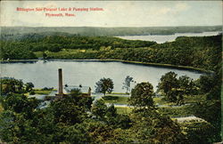 Billington Sea-Patuxel Lake & Pumping Station Plymouth, MA Postcard Postcard