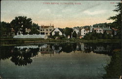 Town Brook Plymouth, MA Postcard Postcard