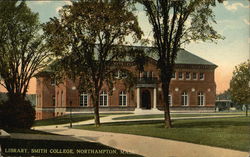 Librray, Smith College Northampton, MA Postcard Postcard