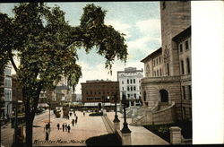 Main Street Worcester, MA Postcard Postcard