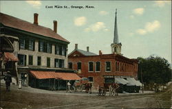 East Main Street View Postcard