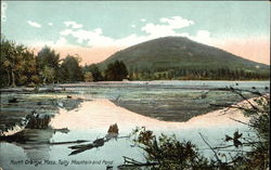 Tully Mountain and Pond North Orange, MA Postcard Postcard