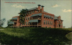 Franklin County Hospital and Grounds Greenfield, MA Postcard Postcard