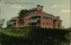 Franklin County Hospital Greenfield, MA Postcard Postcard