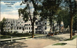 Weldon Hotel Greenfield, MA Postcard Postcard