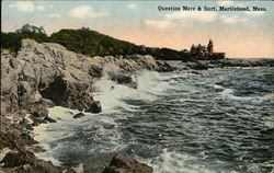 Question Mere & Surf Marblehead, MA Postcard Postcard