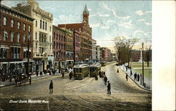 Street Scene Postcard