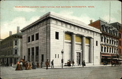 Worcester County Institution for Savings Massachusetts Postcard Postcard