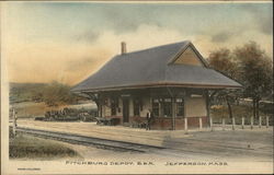 Fitchburg Depot B. & M Postcard