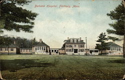 Burbank Hospital Fitchburg, MA Postcard Postcard