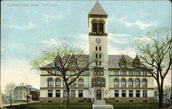 City Hall Cambridge, MA Postcard Postcard