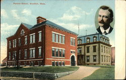 Perkins School Brockton, MA Postcard Postcard