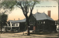 Normal Library Bridgewater, MA Postcard Postcard