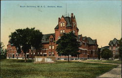 South Dormitory, M.A.C Amherst, MA Postcard Postcard