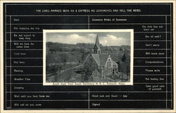 South East, from South Dormitory M. A. E Amherst, MA Postcard Postcard