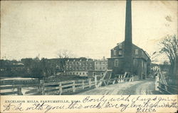 Excelsior Mills, Farnumsville South Grafton, MA Postcard Postcard