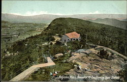 Summit of Mt Tom, Showing Upper Station Postcard