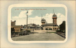 Rear view of Dighton Rock Park Berkley, MA Postcard Postcard