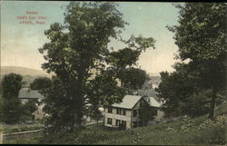 Partial Bird's Eye View Athol Postcard