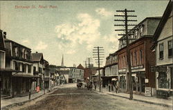 Exchange Street Athol, MA Postcard Postcard