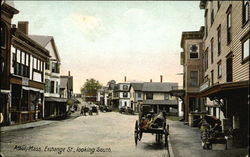 Exchange Street Looking South Postcard